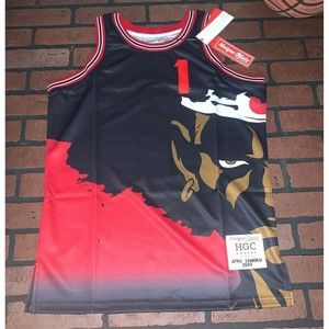 AFRO SAMURAI Headgear Classics Basketball Jersey‎ ~Never Worn~ S M XL